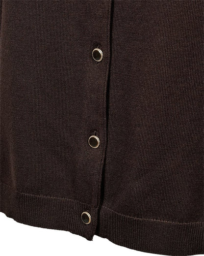 Fqkatie-Cardigan Brun