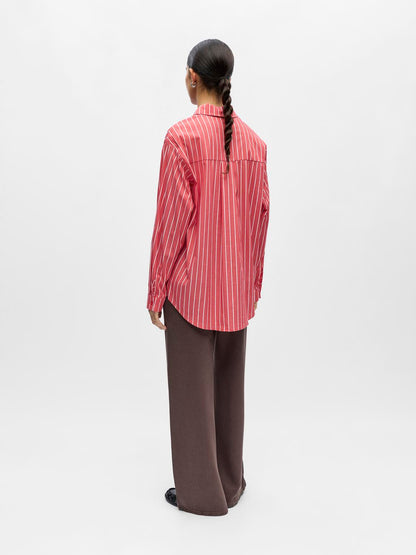 Objtutta Lo L/s Shirt Noos Rød