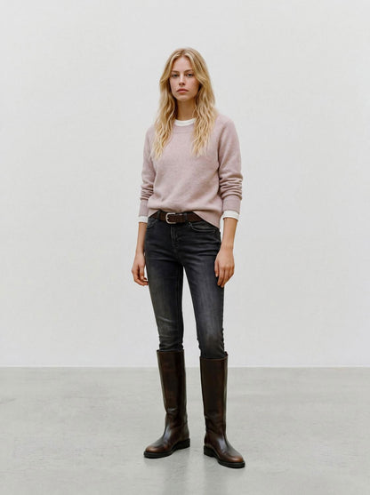Vmdoffy Ls O-Neck Blouse Ga Noos Lilla
