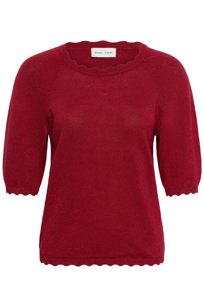 Dotpw Pullover Rød