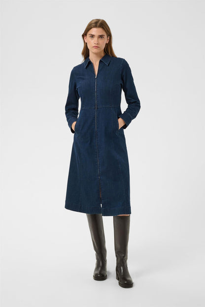 Chenillapw Dress Blå