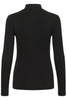 Kaiben Roll Neck T-Shirt Black Deep