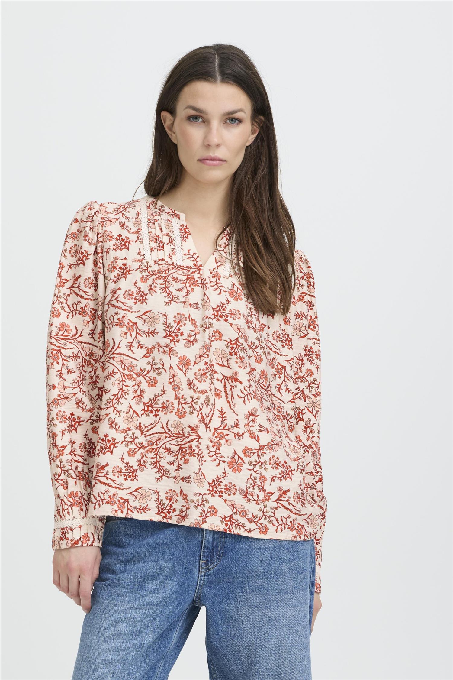 Pzabrina Blouse Rød