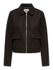 Onlvela Zip Short Jacket Otw Noos Brun