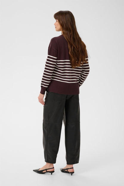 Kalimone Pullover Knit Burgunder