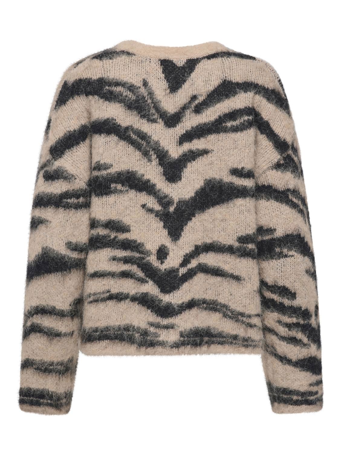 Jdycecilie L/s On Animal Pullover Knt