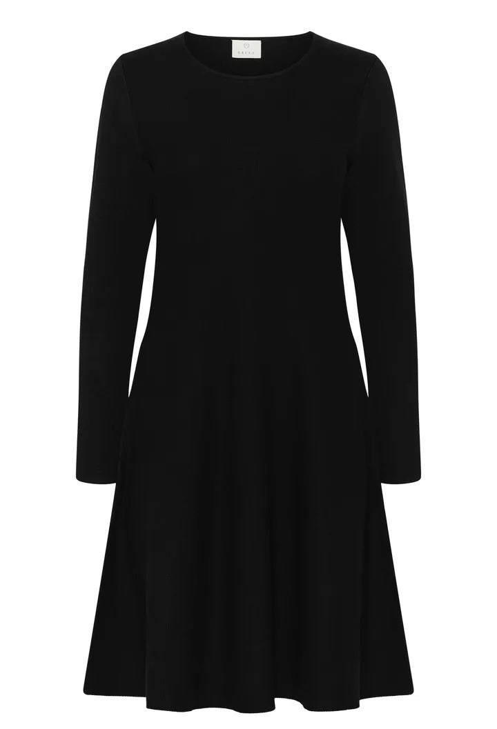 Kamalina Knit Dress Black Deep