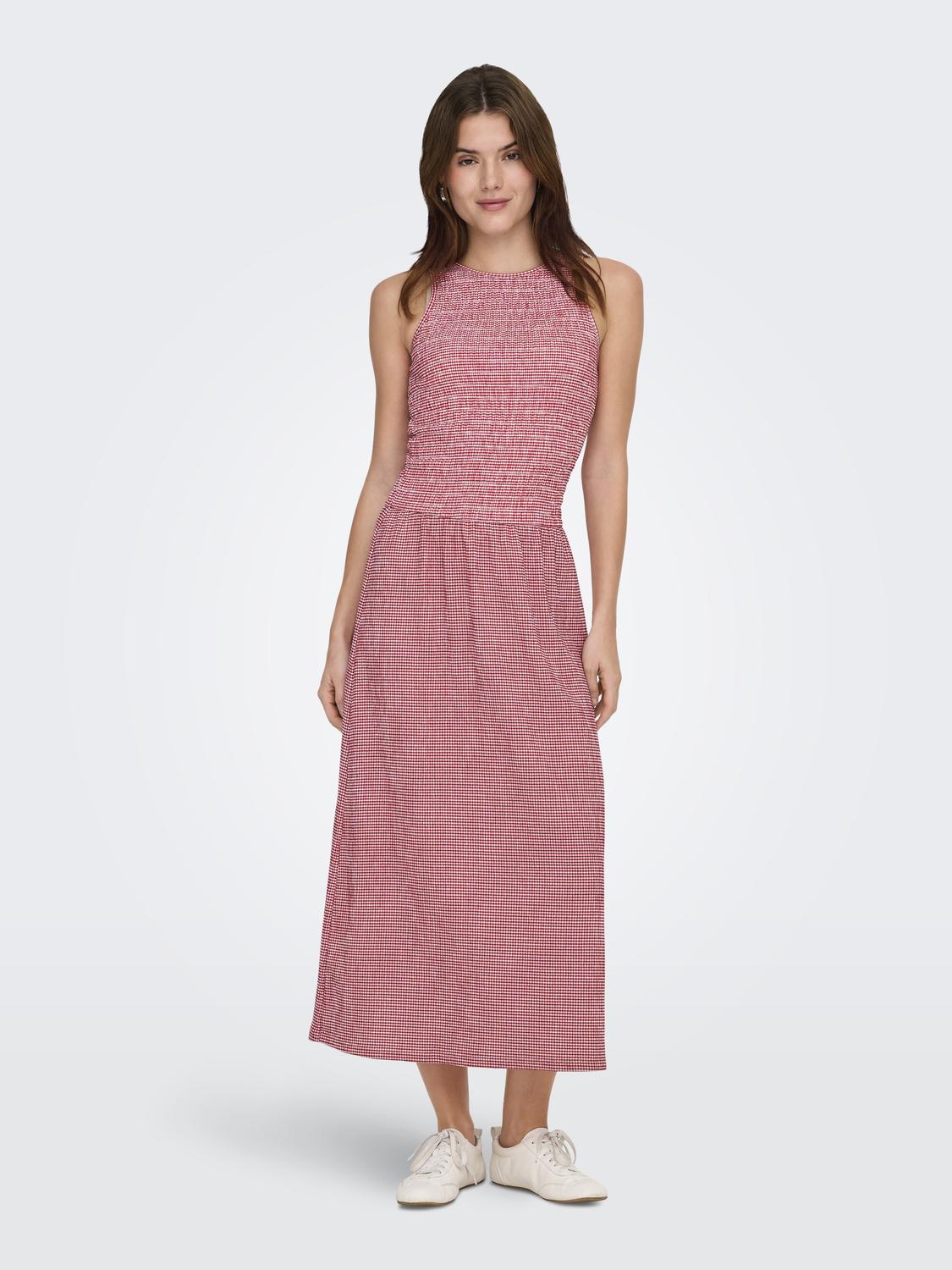 Onlcelle S/l Smock Dress Jrs Rød