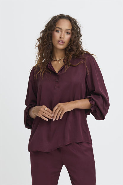 Sbolivia Blouse Burgunder