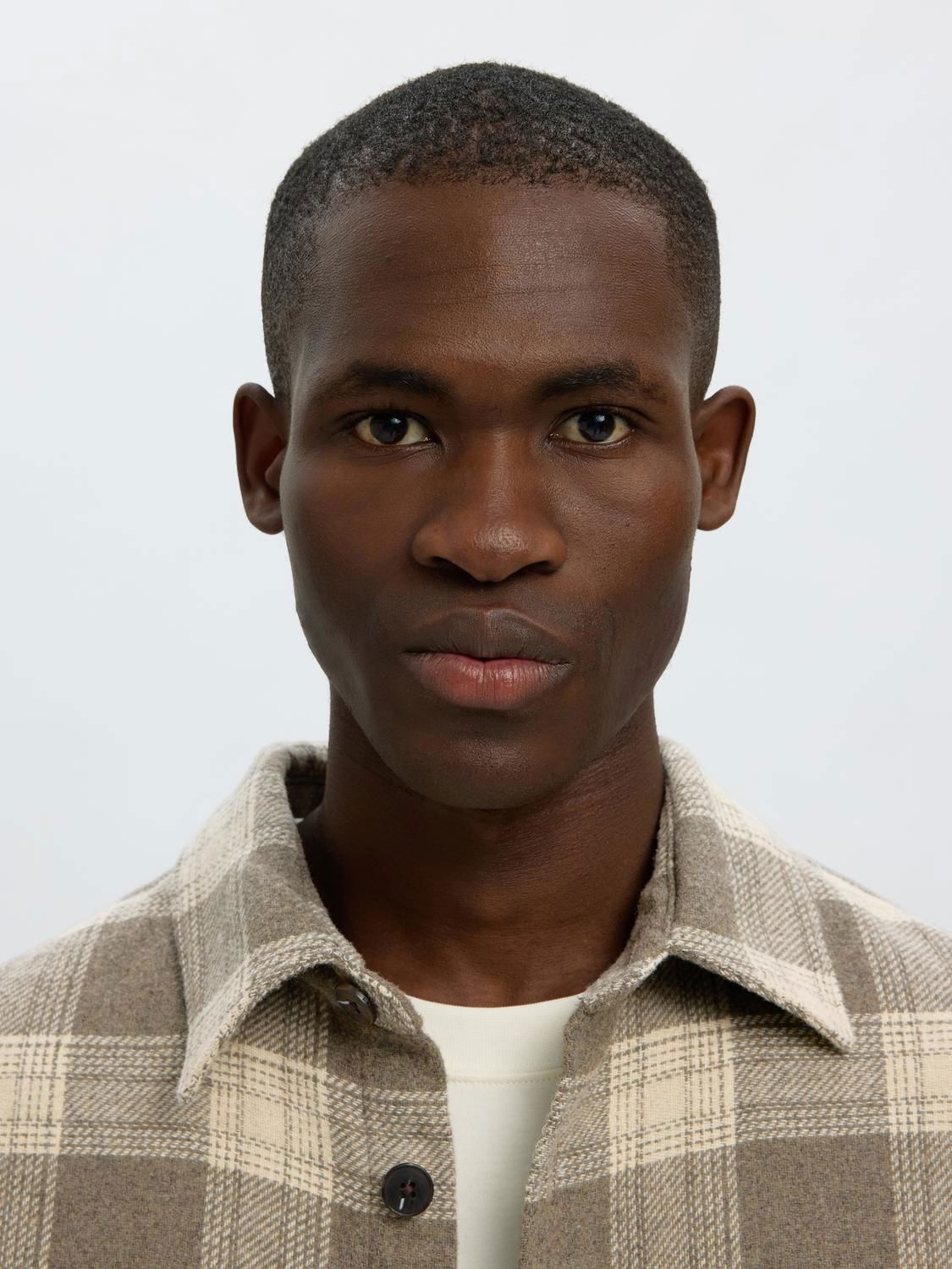 Slmole-Pablo Wool Blend Overshirt Noos Grå