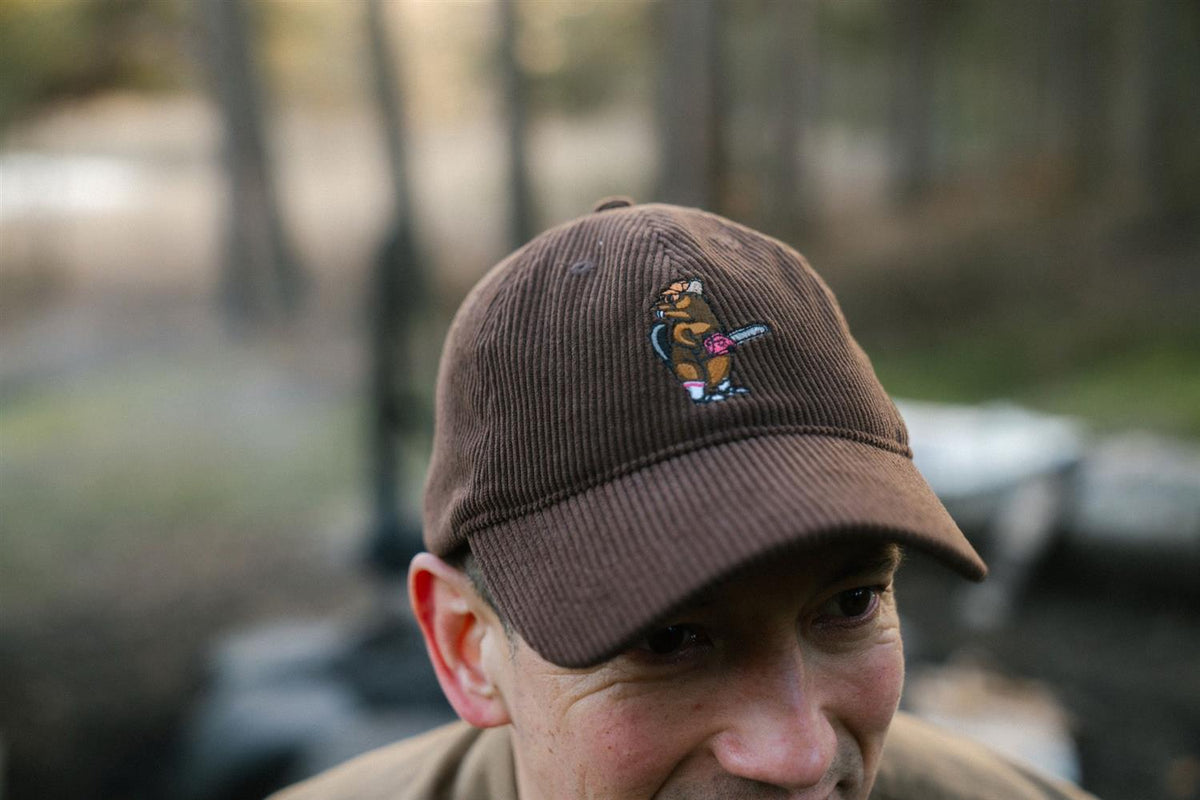 Beaver Timber Courd Cap Brun