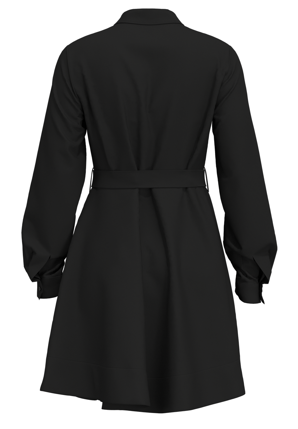 Slfpaola Regular Ls Short Shirt Dress B Sort