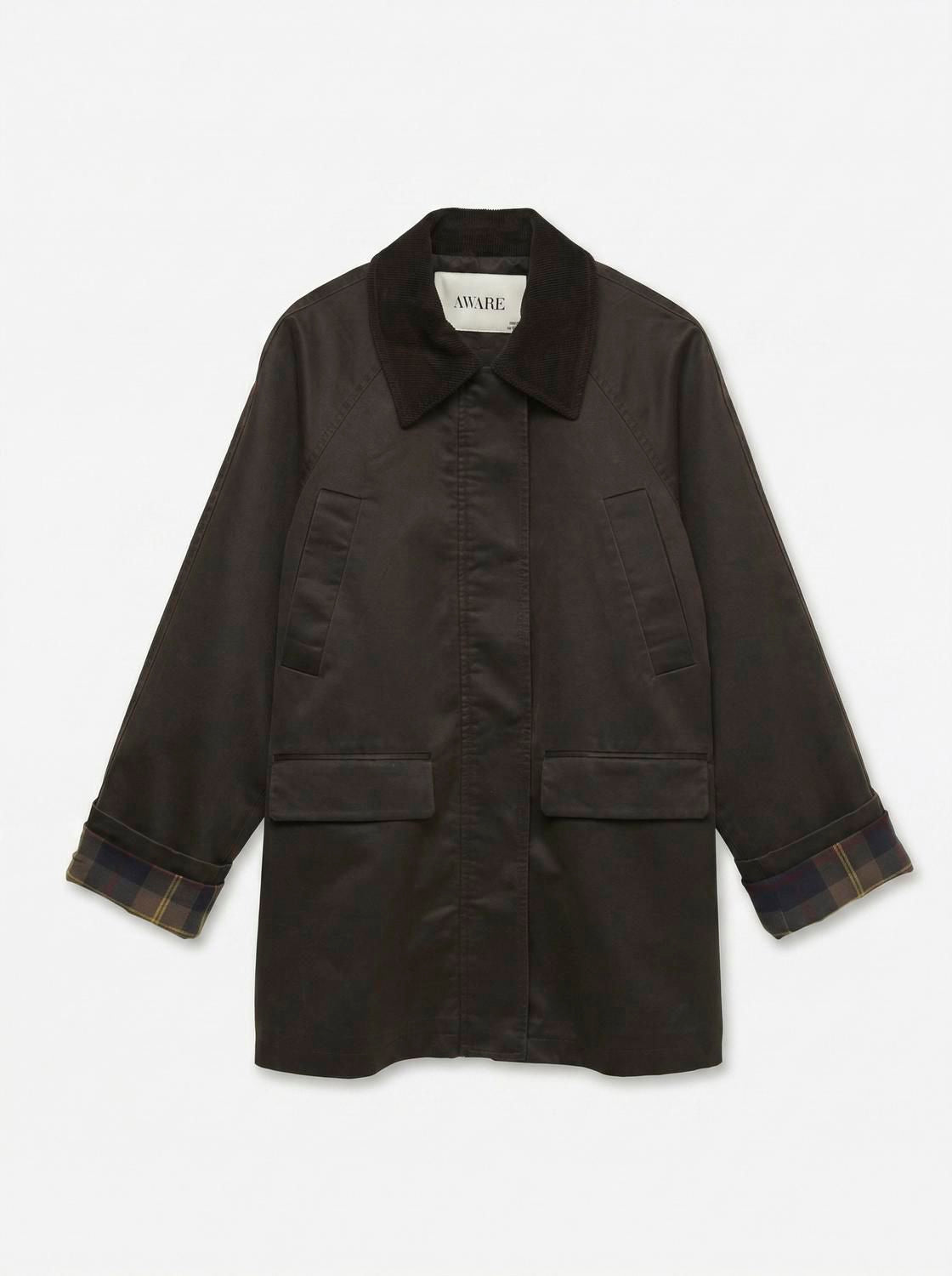 Awriley Wax Jacket Brun