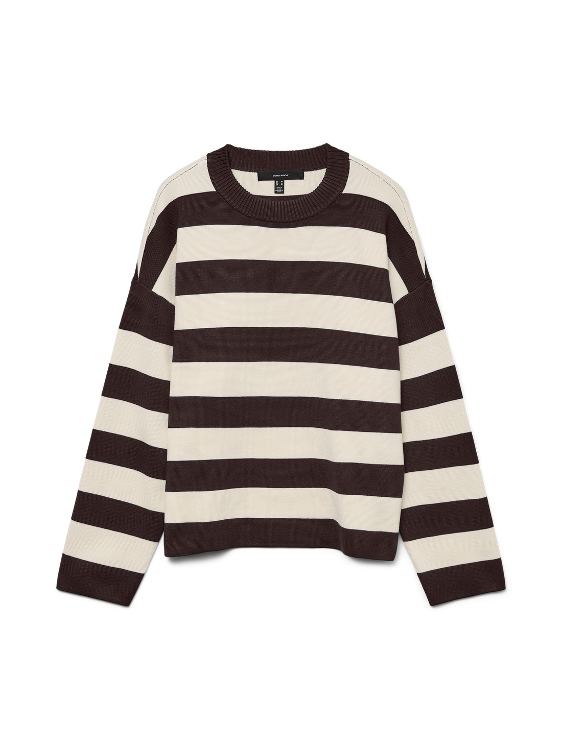 VMSILJE LS O-NECK BOXY PULLOVER NOOS Brun