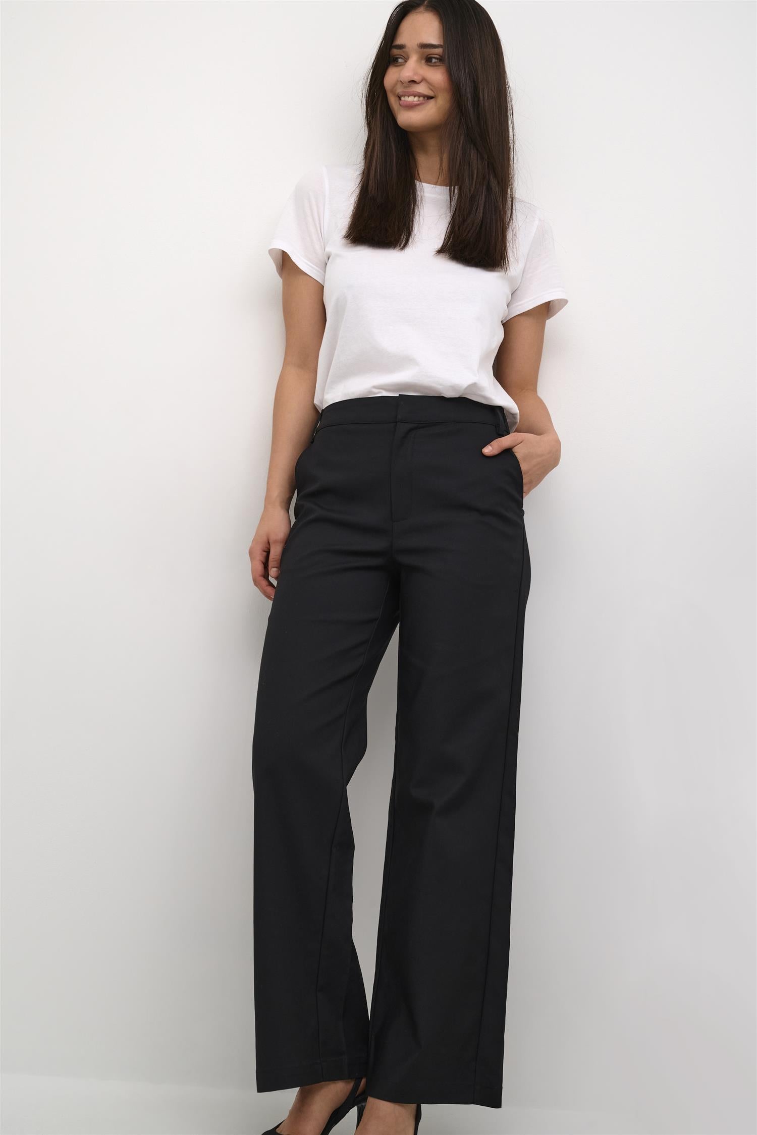 KAloraine Wide Pants Black Deep