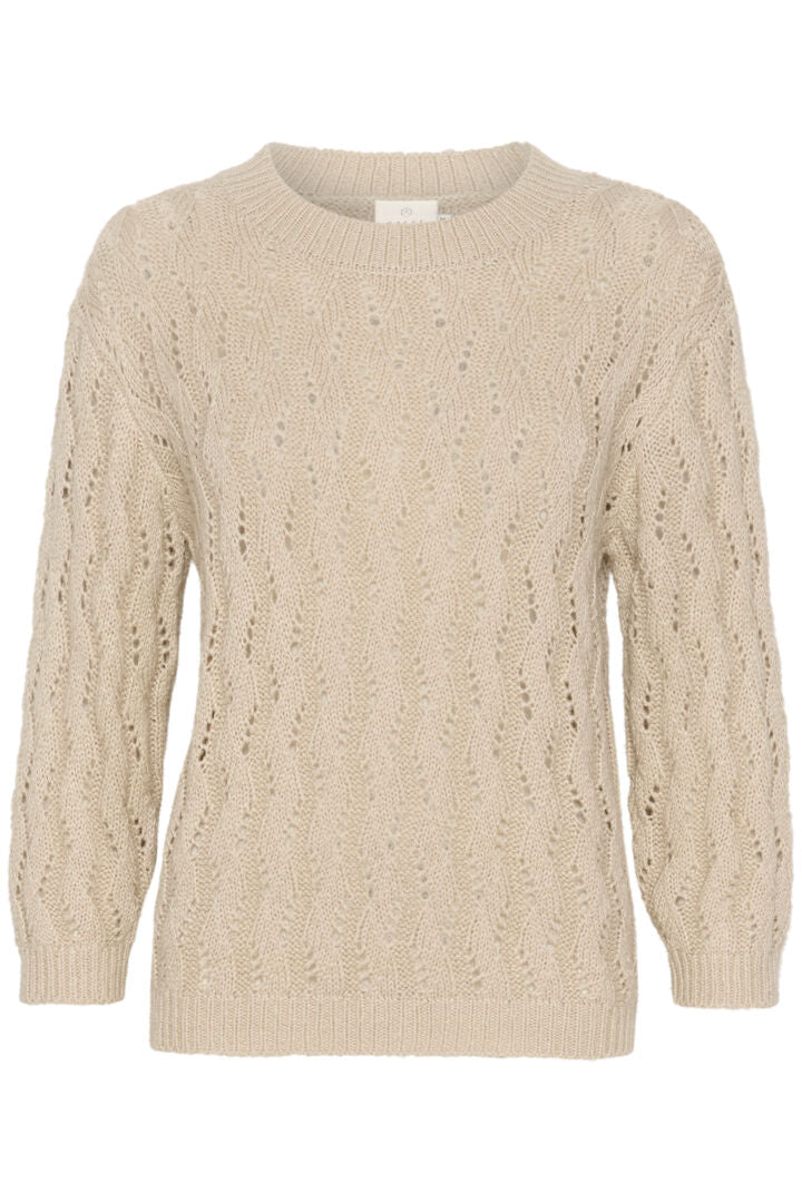 KAlena knit pullover Lys Beige