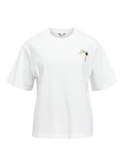 Objeliza 2/4 Lo T-Shirt Rep Hvit