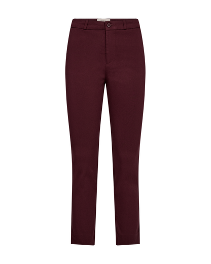 FQSolvej ankel pant Burgunder