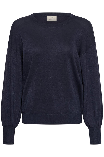 Karegina O-Neck Knit Blå