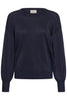 Karegina O-Neck Knit Blå