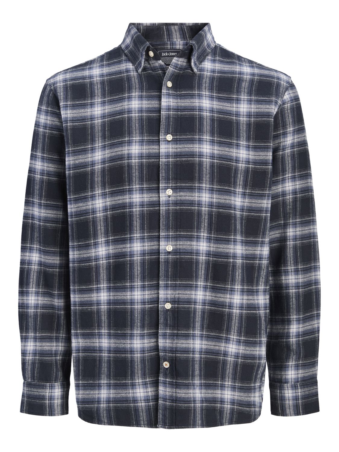Jjefield Check Shirt Ls Sn Blå