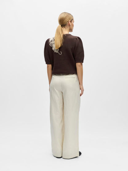 Objtuba Mw Lo Wide Pant Noos Grå