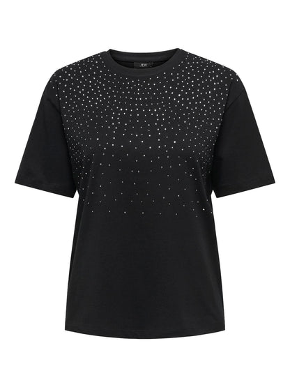 Jdysmilla S/s Stone Top Jrs Sort