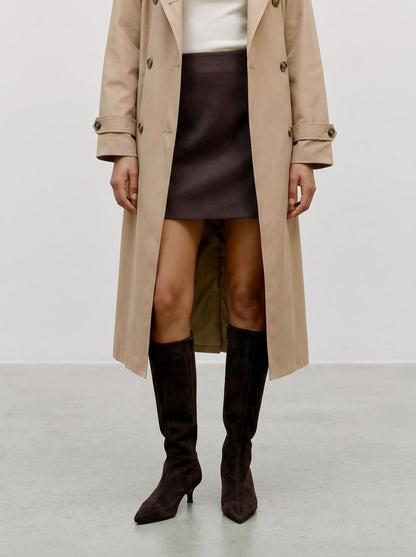 Vmfortuneallison Hw Short Skirt Ga Noos Brun
