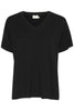 KAfrida V-neck T-Shirt Svart