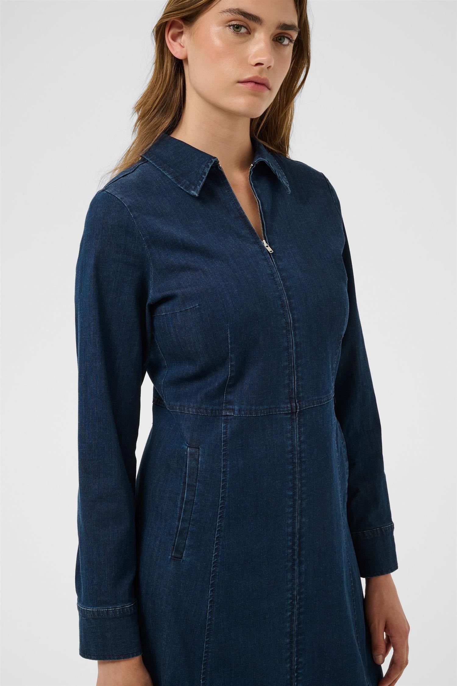 Chenillapw Dress Blå