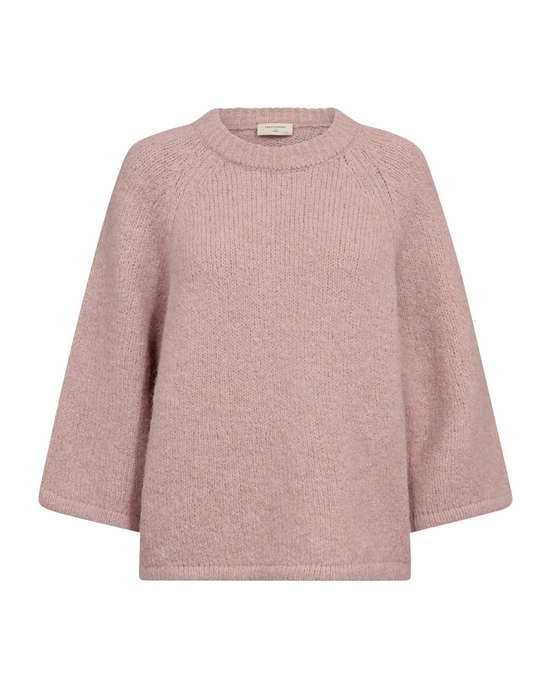 Fqgrslulu-Pullover Gammelrosa