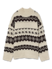 VMAMPLE LS HIGH NECK PULLOVER BOO Lysegrå