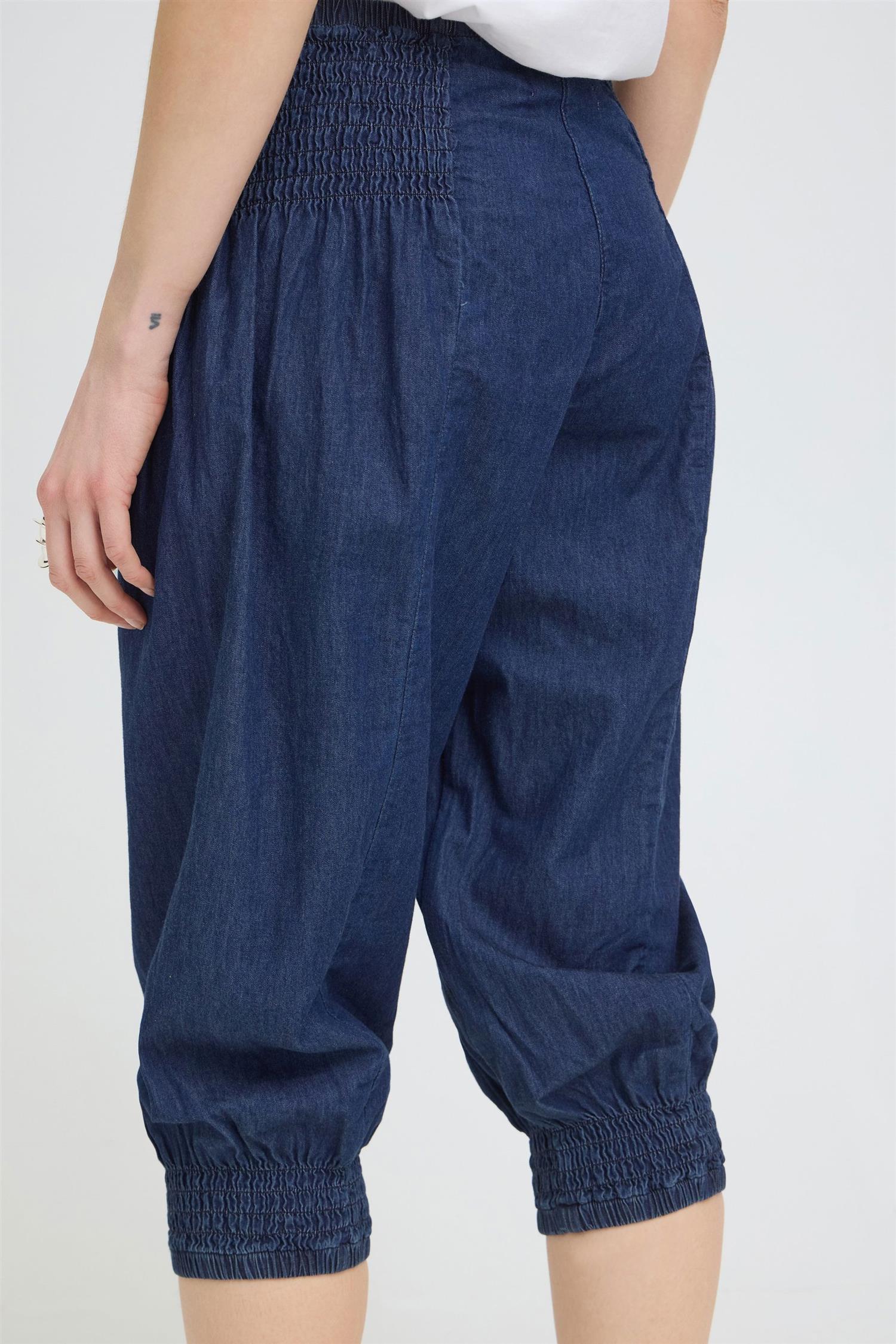 Pzjill Denim Capri Blå