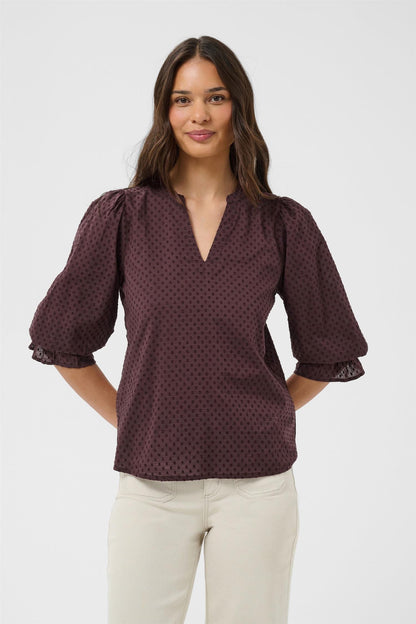 Kajordis Blouse Brun