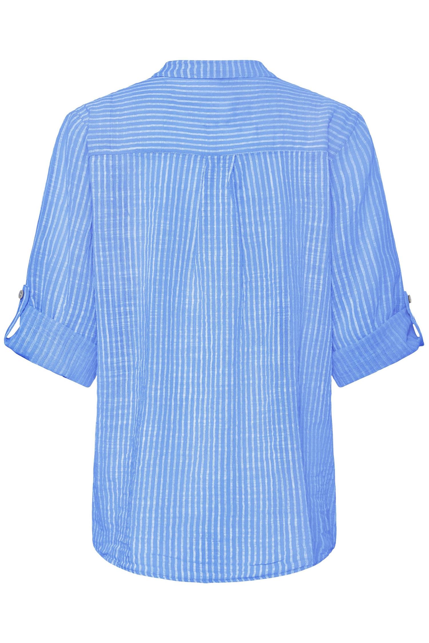 Sbxalexa Stripe Blouse Blå