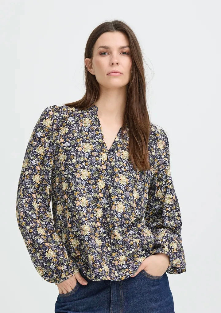 Pzava Blouse Blå