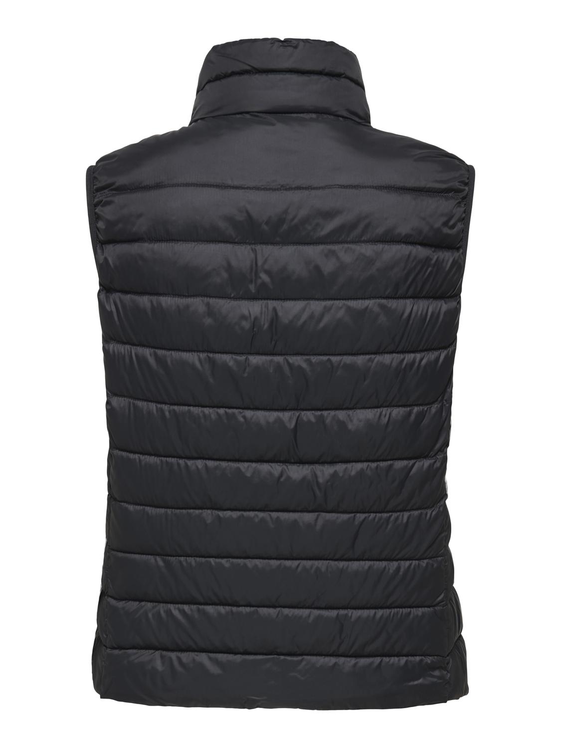 Onltahia Lw Quilted Waistcoat Otw Noos Sort