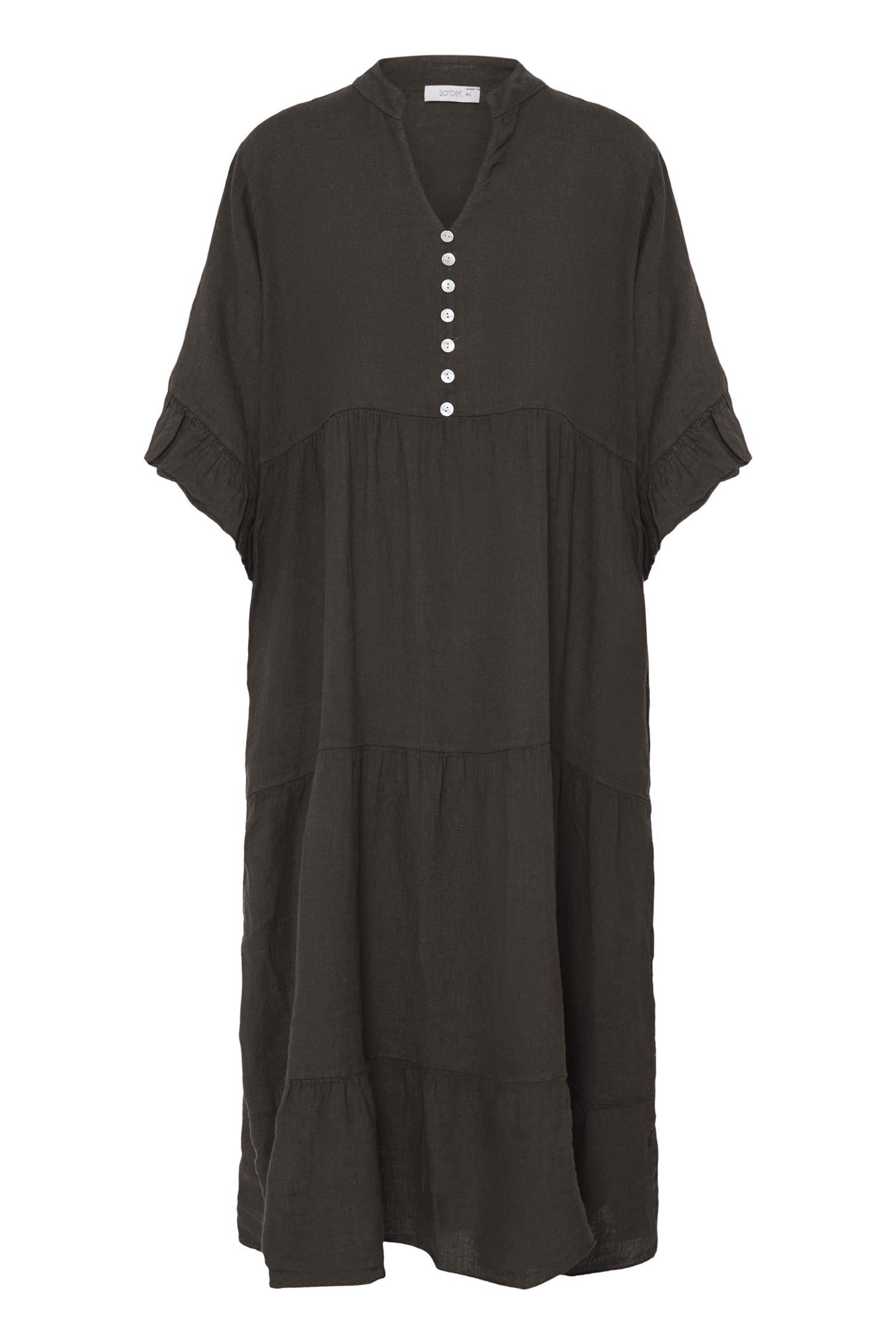 Sbfontanelle Long Dress Brun