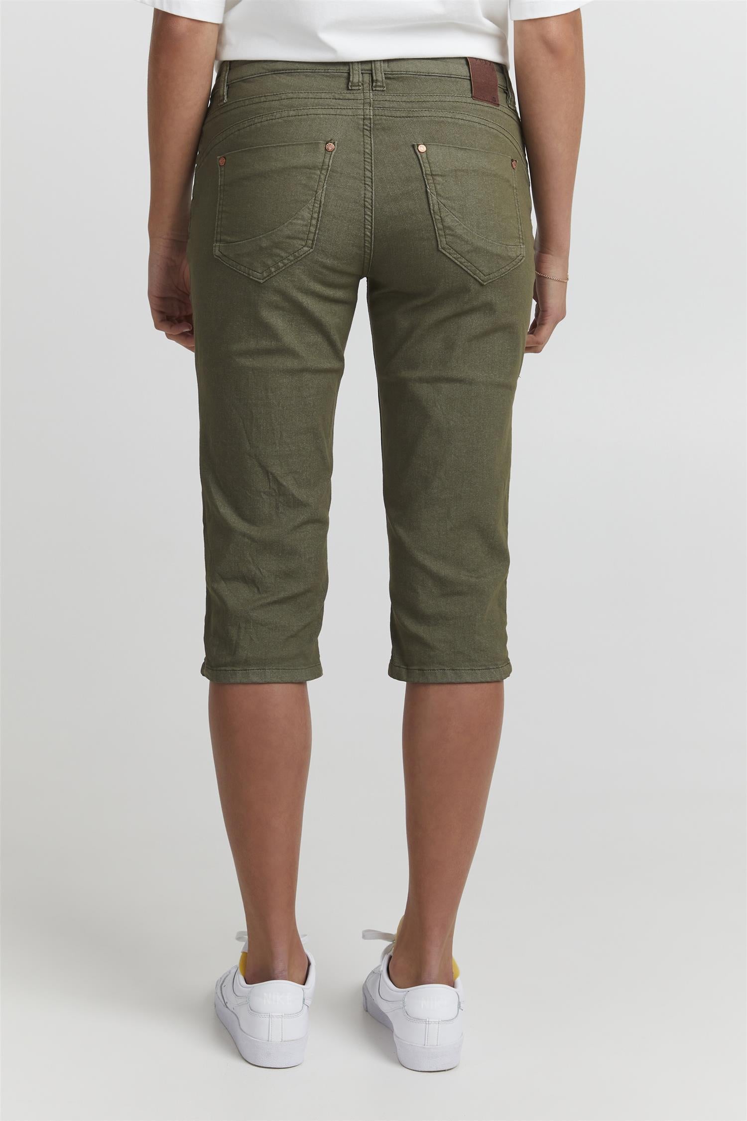 PZROSITA PANTS capri Grønn