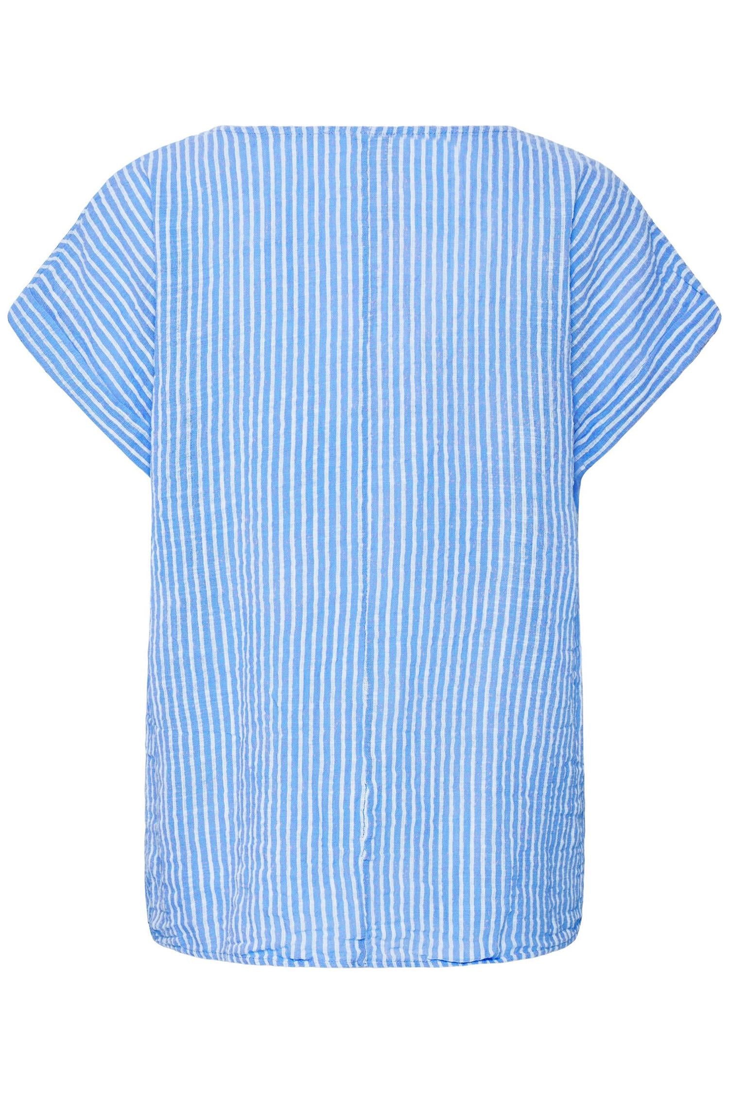 Sbxalexa Ss Stripe Tee Blå
