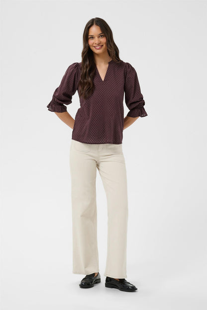 Kajordis Blouse Brun