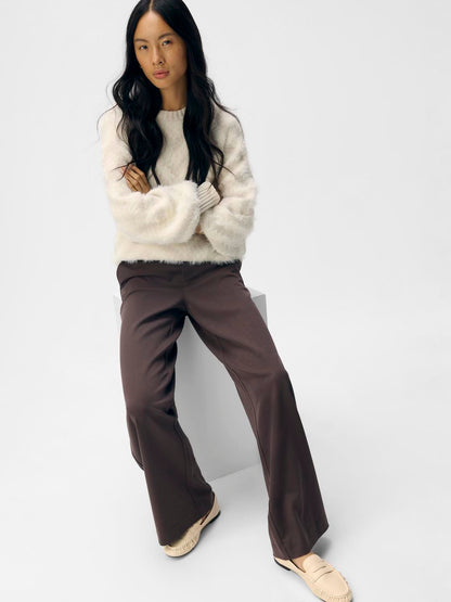 Objlisa Wide Pant Noos Brun