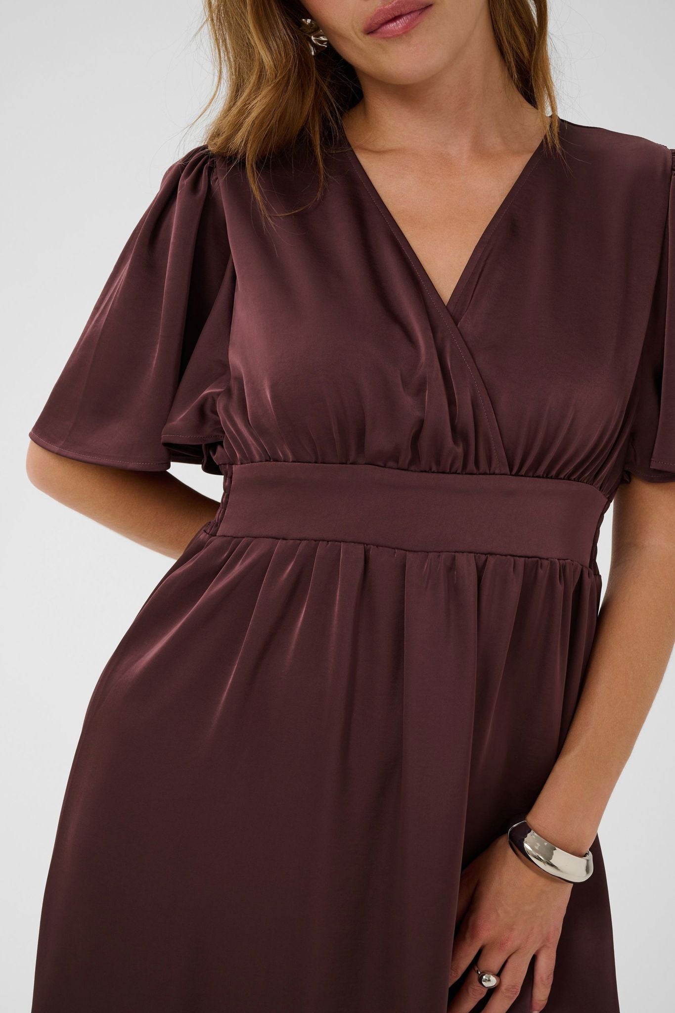 Kagunhild Long Dress Brun