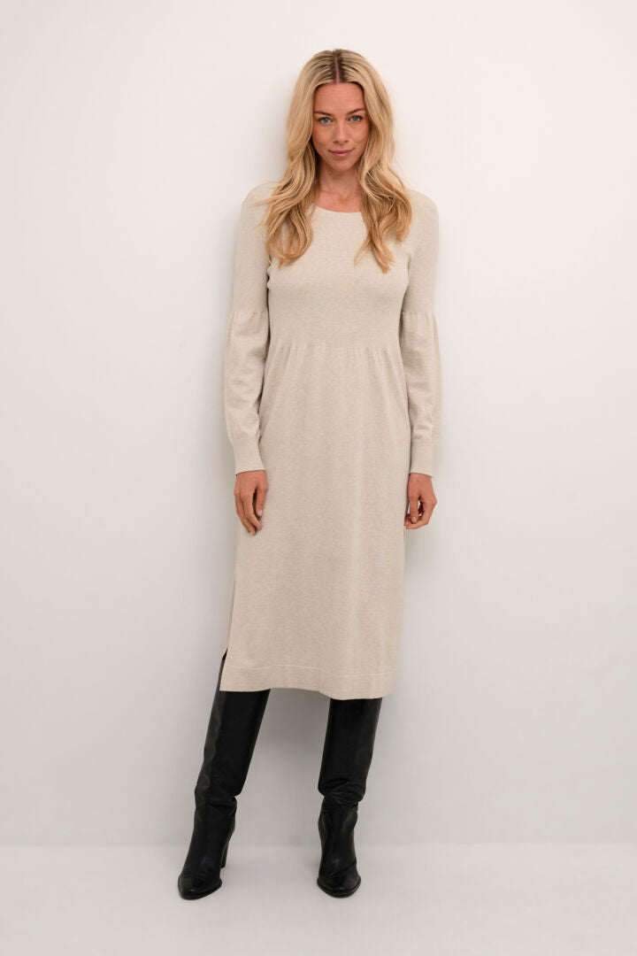 CRDela Knit Dress Off-White