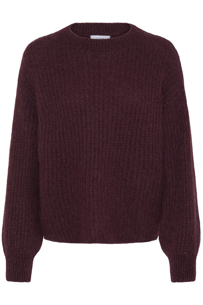 Sbgulvig Bellis Knit Blouse Cabernet