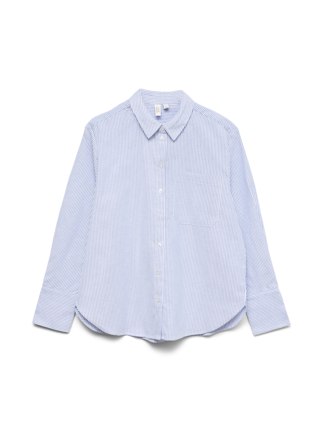 Vminge L/s Shirt Wvn Btq Blå