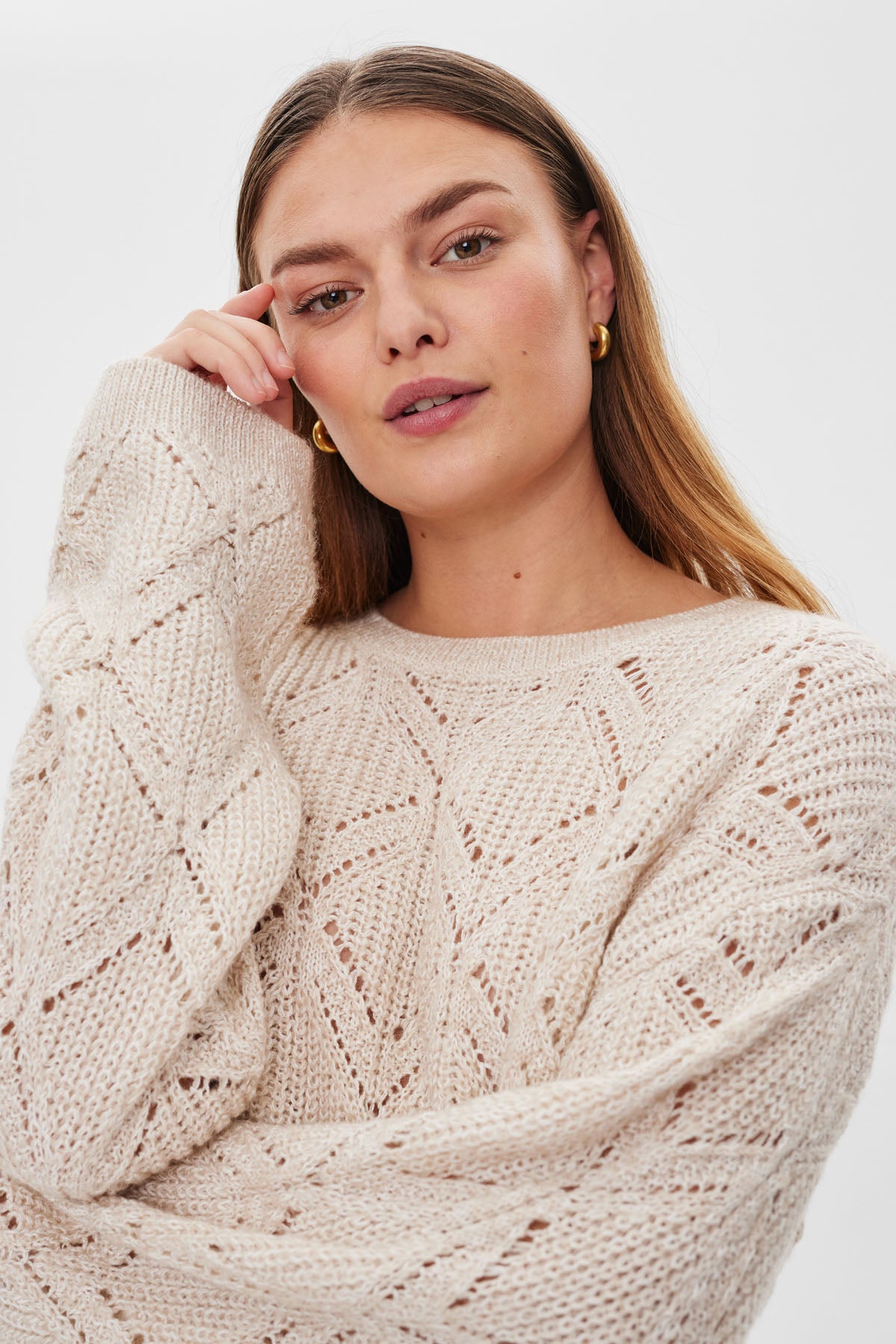 FQJAZZ-PULLOVER Lys Beige