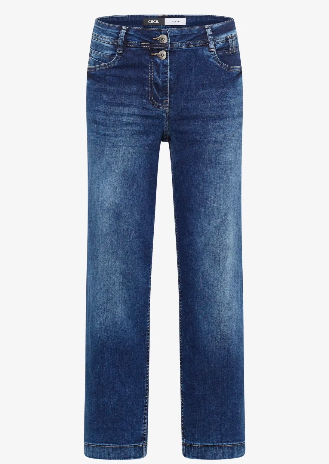 Neele mid blue Mellom Blå Denim