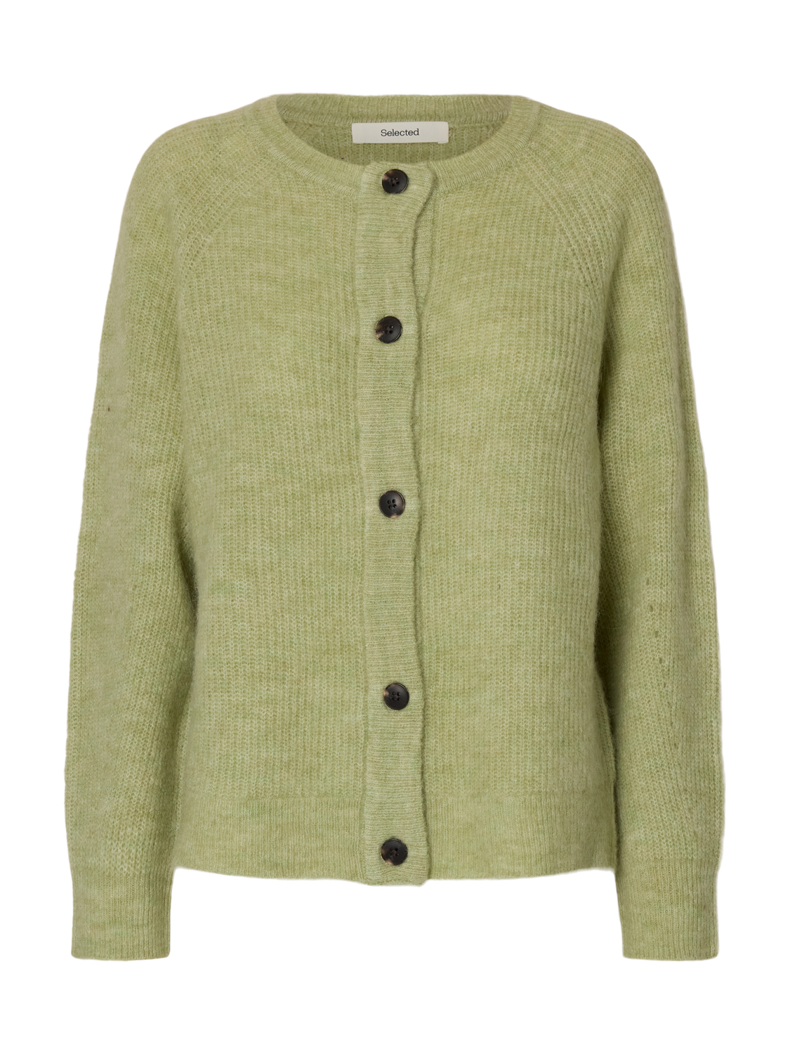 Slwlulu Ls Knit Short Cardigan Noos Grønn