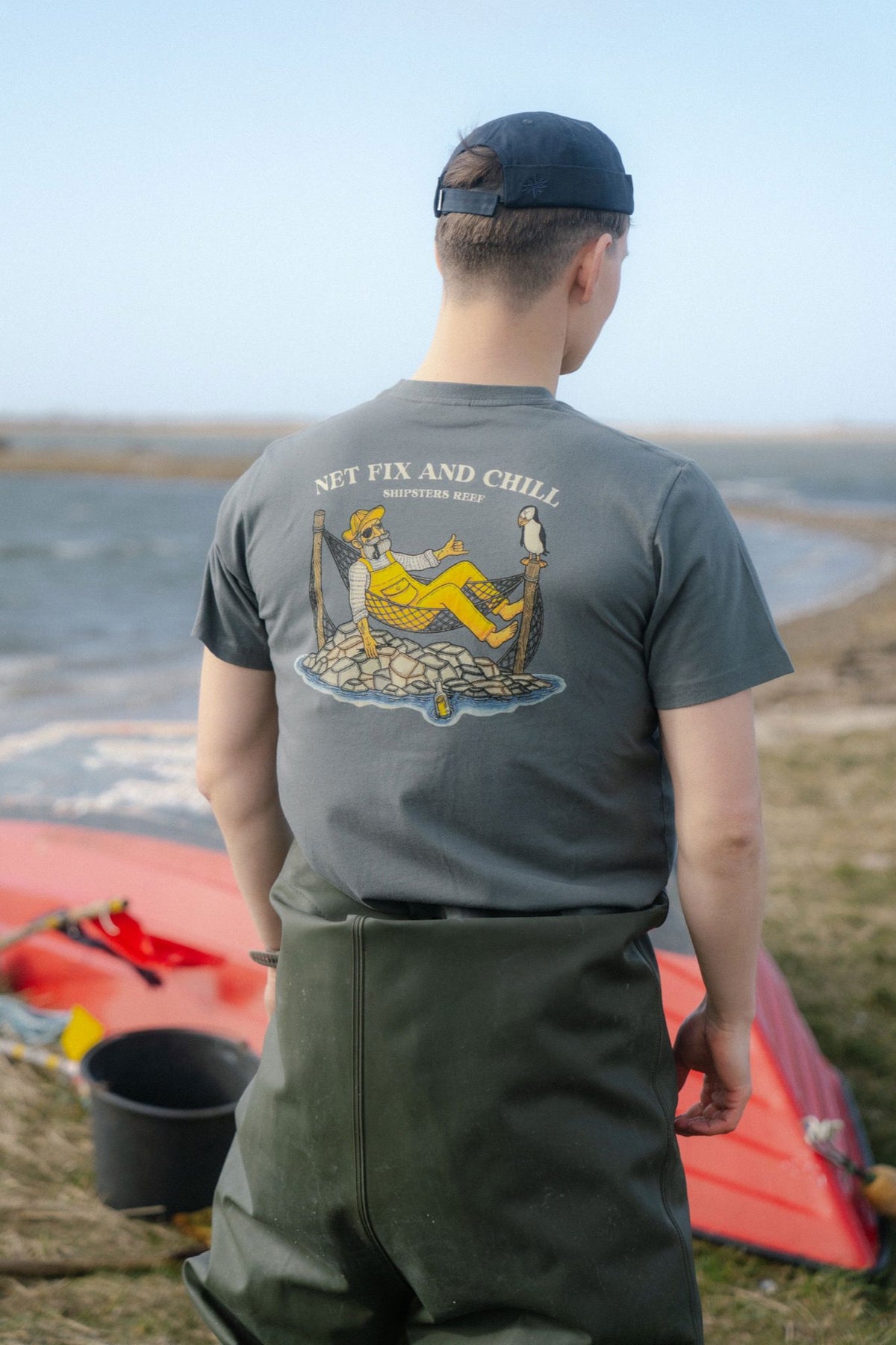 Shipsters Reef T-Shirt Grå
